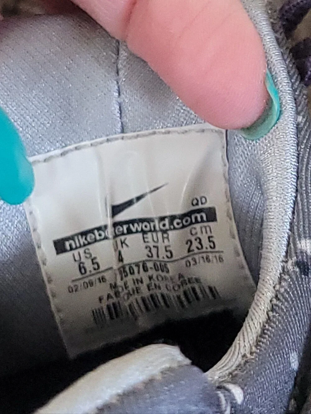 Nike Air Huarache Run Print Womens Sneakers Size 6.5